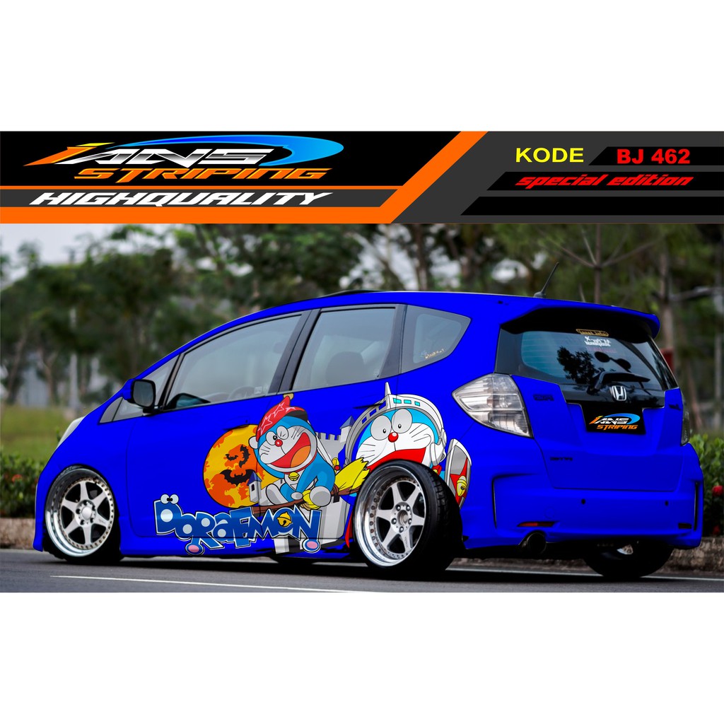 STICKER MOBIL JAZZ, BRIO , SWIFT, SIGRA, AGYA, YARIS / DECAL STICKER MOBIL ANIME / STIKER MOBIL