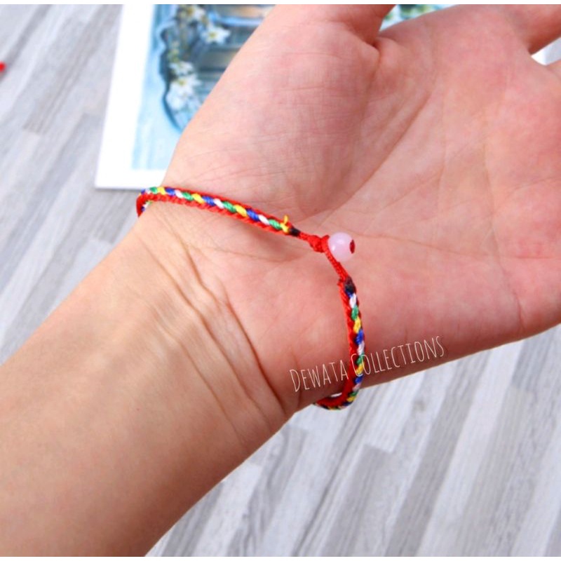 Gelang Bali Caturdatu Naga Emas Model Cantol Manik