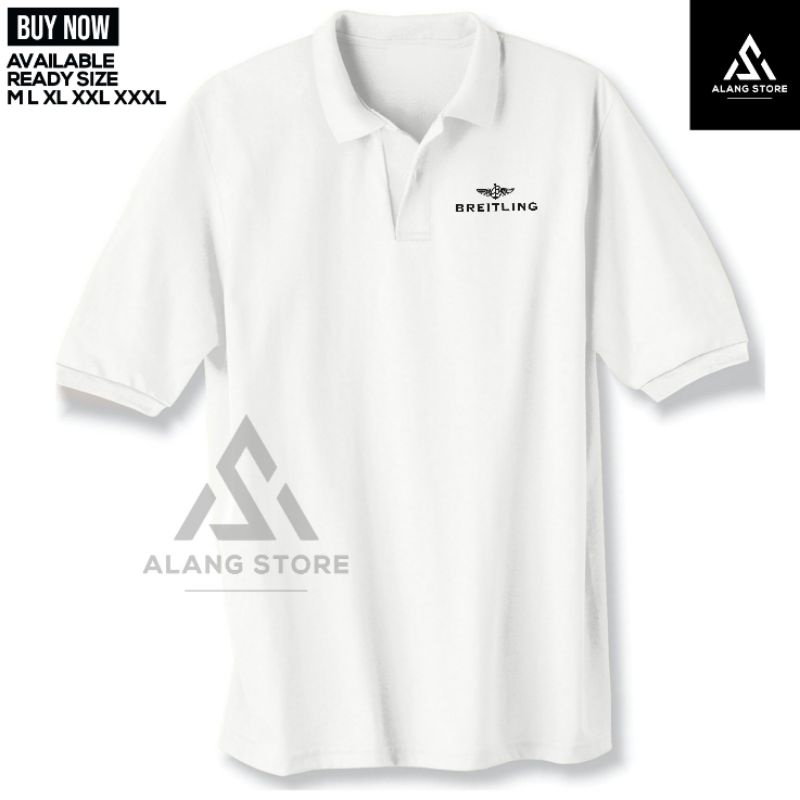 Polo shirt Pria Kaos Kerah Casual Breitling Best Seller