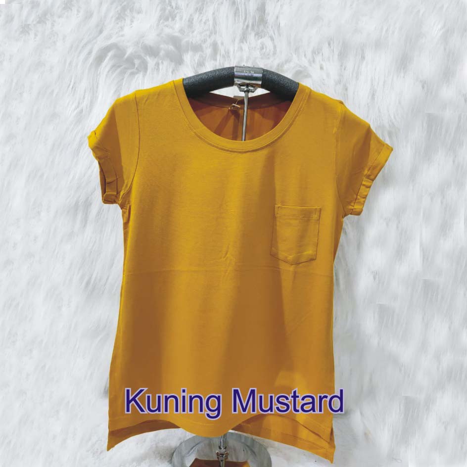 GROSIR KAOS ATASAN WANITA TERLARIS OBLONG ROUND NECK