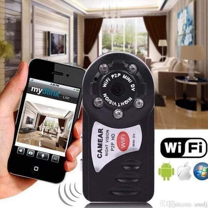 Mini Wireless HD WIFI Ip Camera Q7 - SPY Camera Q7 Video Cam