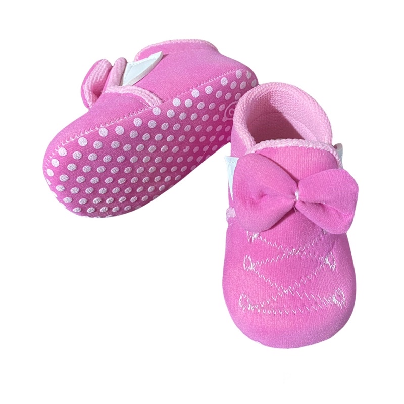 sepatu prewalker bayi perempuan 0 12 bulan / sepatu prewalker bayi perempuan / sepatu baby prewalker / sepatu bayi prewalker Bordir pita