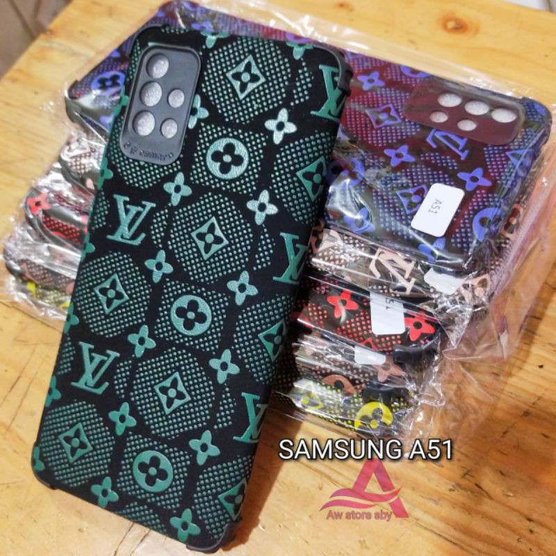 LV Case Samsung A11/ M11/ A31/ A51/ M31 / M21/ M30S Shockprof Protect Camera LV