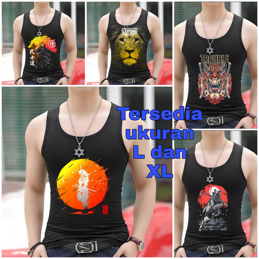 ASGARD777 - SINGLET MOTIF BATCH 2 / kaos / kaos olahraga / singlet cowok