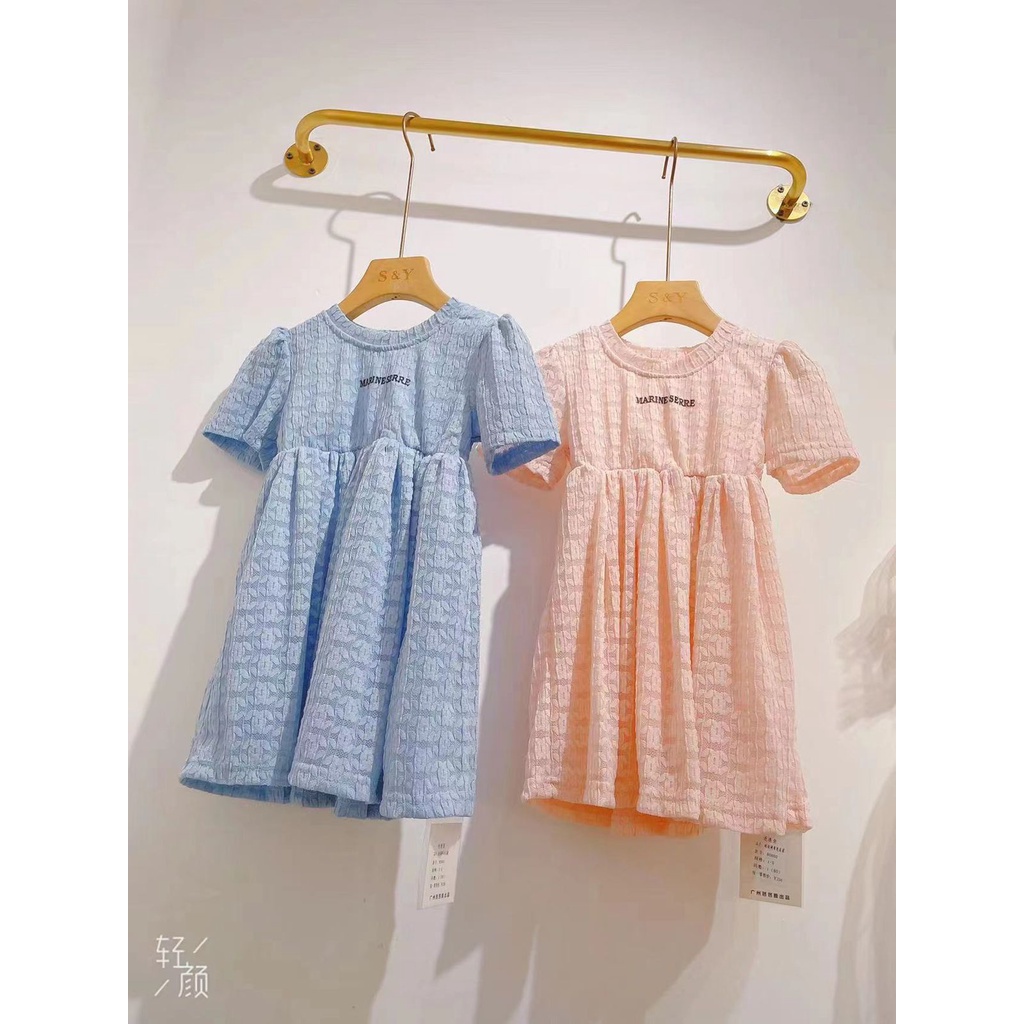 DRESS ANAK IMPORT MARINE SERRE