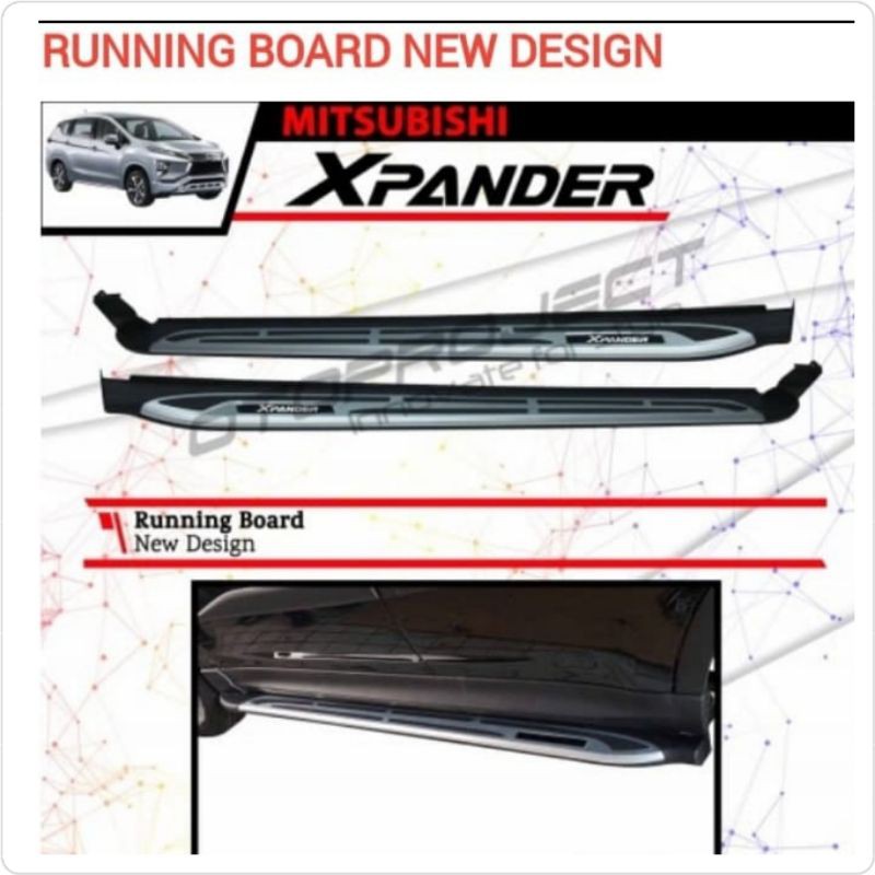 Injakan Kaki Samping Running Board Xpander Merk Otoproject