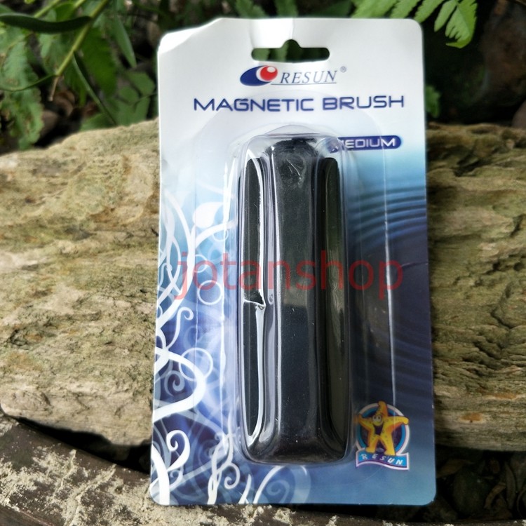 magnetic brush resun medium sedang M magnet pembersih kaca aquarium aquascape