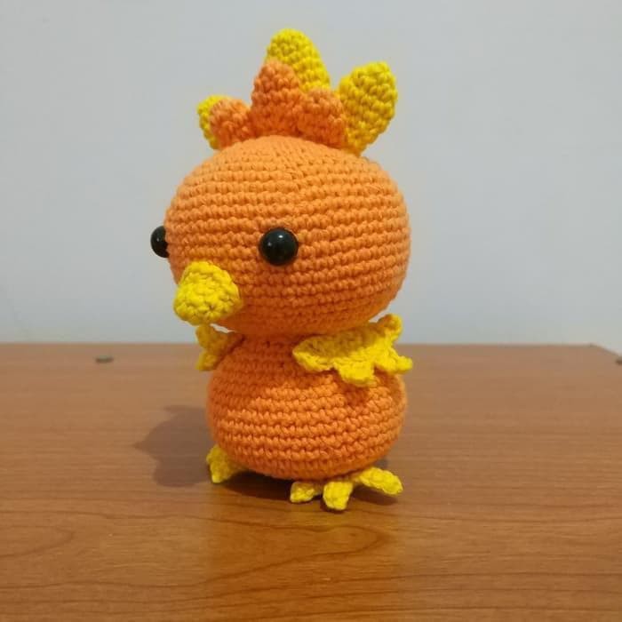 AMIGURUMI/BONEKA RAJUT TORCHIC Murah