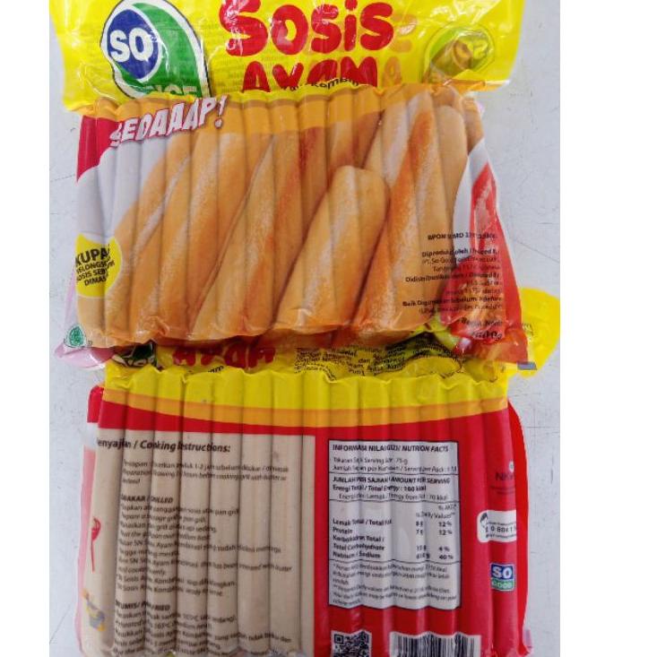 

SEGERA BELI SoNice Sosis Ayam Kombinasi 1kg @40batang 0GF`