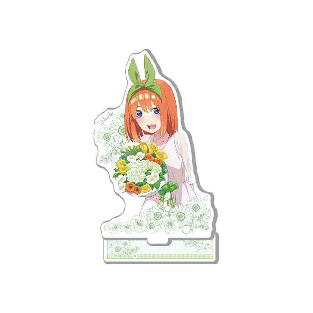 Lanfy Anime The Quintessential Quintuplets Fashion Fans Hadiah Meja Gadis Dekorasi Mainan Koleksi Model Desktop Standing Kartu Nakano Ichika Figure Model Mainan Akrilik Stand Figure