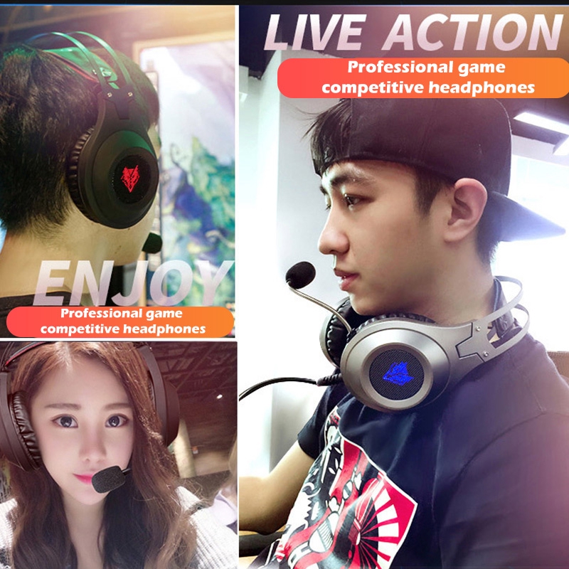 Nubwo N2 Headset Gaming 7.1 Surround Stereo Noise Canceling Dengan Mic