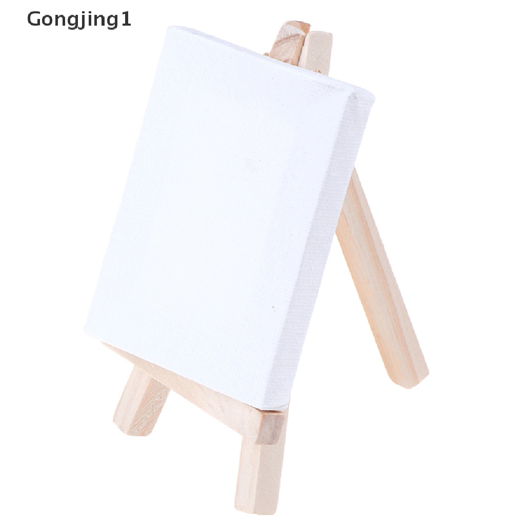 Gongjing1 Tripod Mini Bahan Kayu Untuk Display Lukisan Kanvas