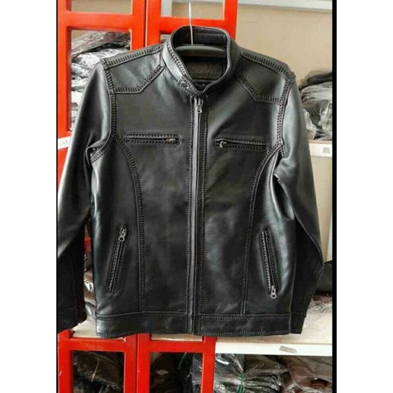 Jaket Kulit Pria Asli Garut(Originial 100%Pria Punya slera Sulam)