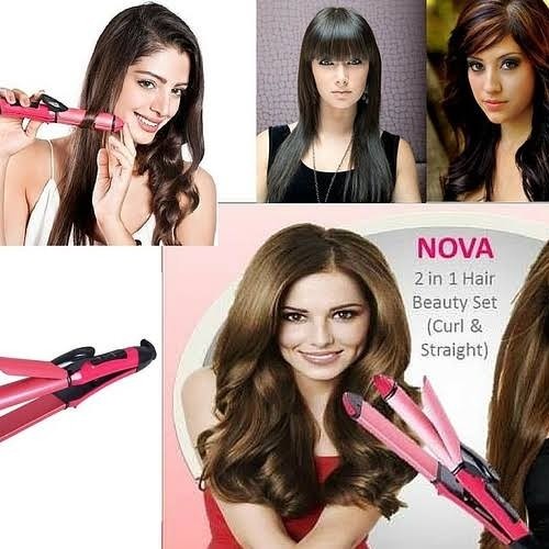 CATOKAN INOVA 2IN1 HAIR BEAUTY SET NHC-2009 STRAIGH - CURLY