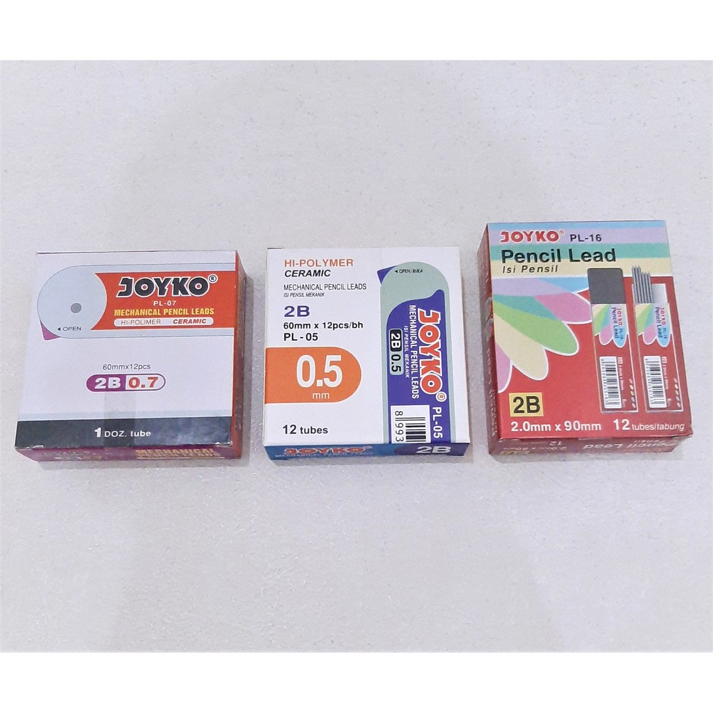 

Isi Pensil Mekanik Joyko PL-07/PL-05/PL-16 2B