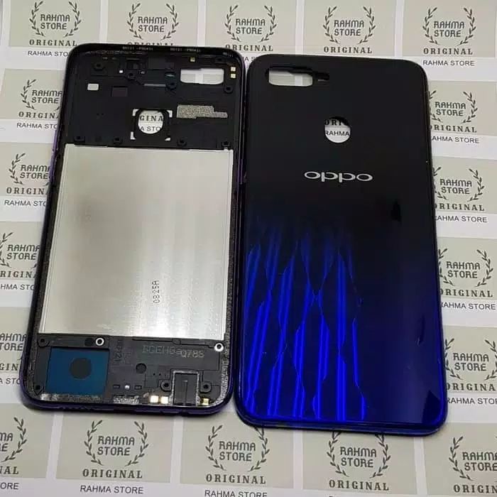 Casing Original 100% Oppo F9 Kesing Fullset Backdoor Backcover