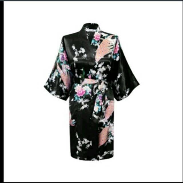 Baju kimono satin Import/baju tidur wanita
