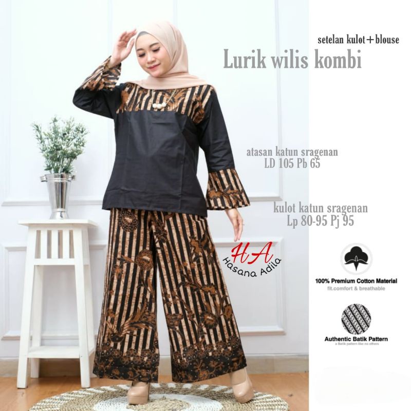 setelan batik wanita solo super jumbo fashion solo recommended high quality