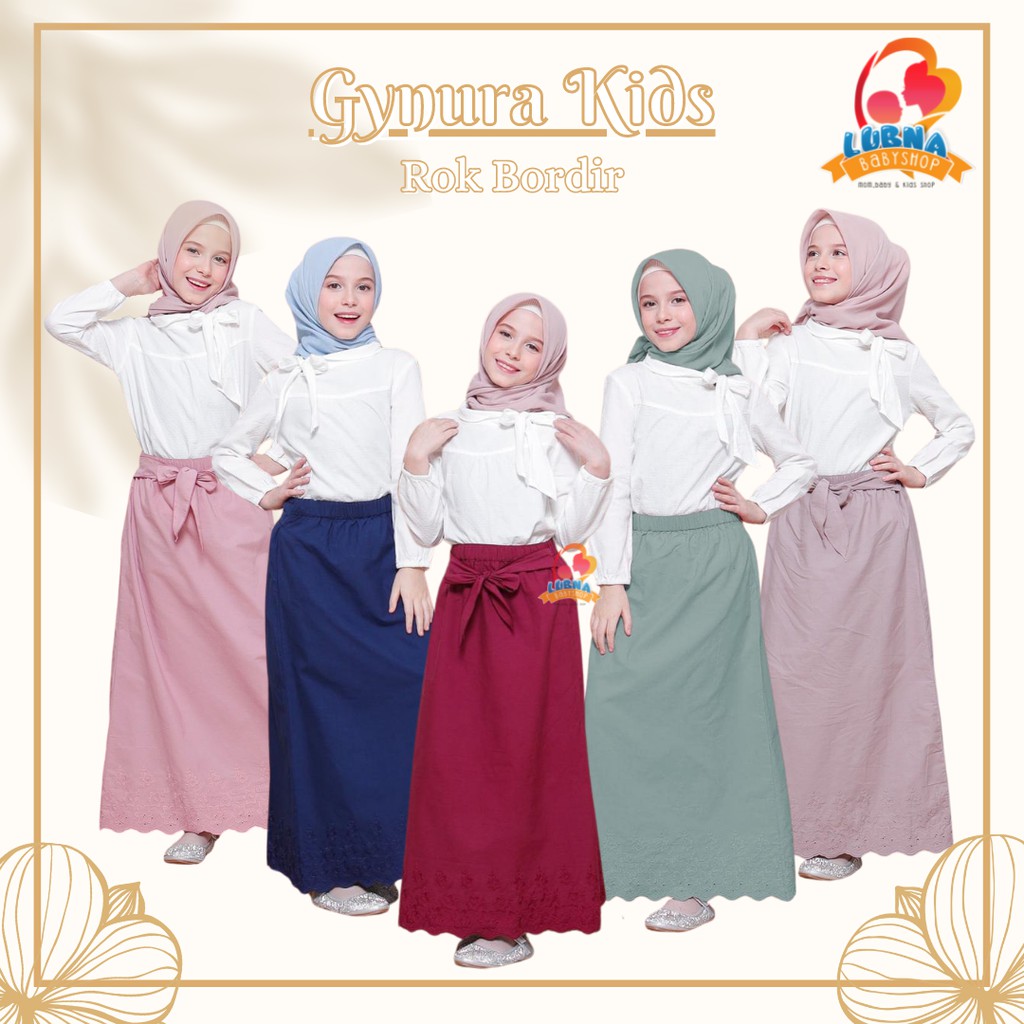 Rok Gynura By Raggakids - Rok Anak Perempuan - Rok Muslim Anak - Rok Anak Gynura