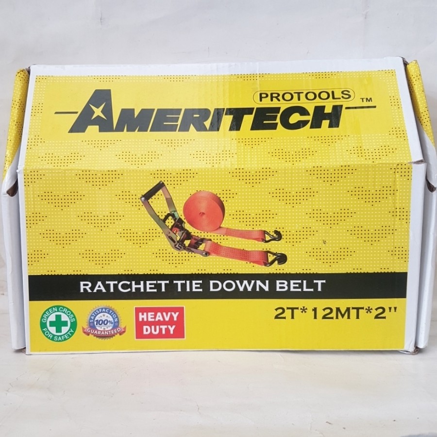 AMERITECH Tali kotrek / Webbing cargo / Ratchet tie / Tali pengikat barang 2 Ton