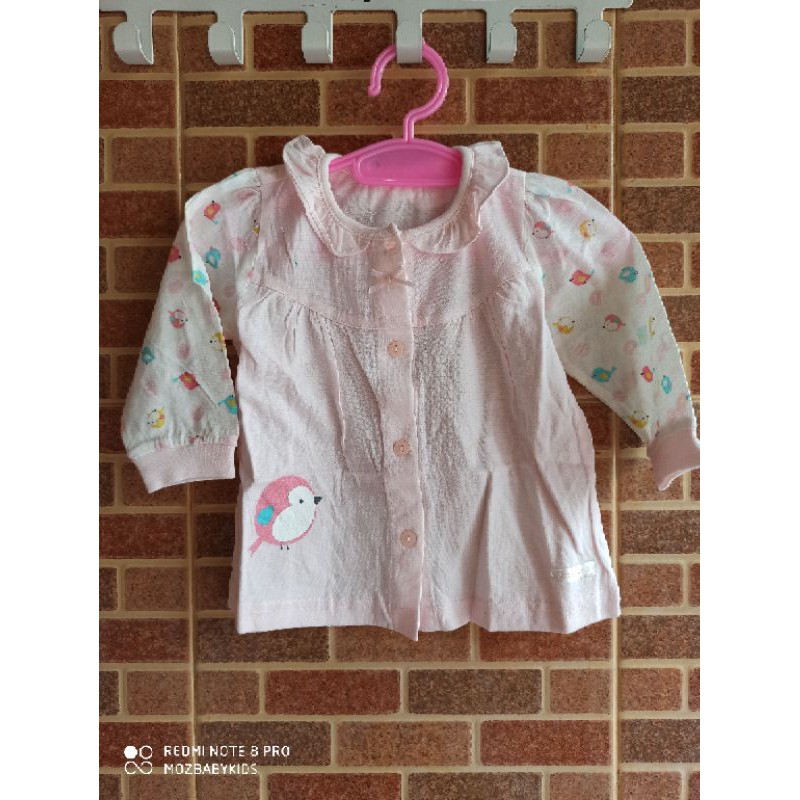 Sale reject kotor baju bayi 6 bulan happyland pink
