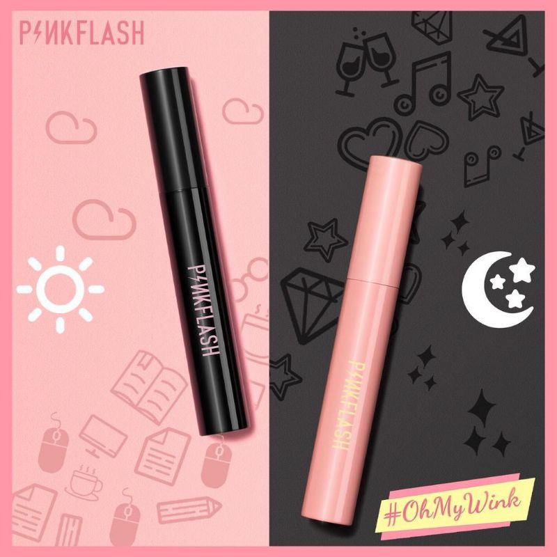 PINKFLASH Oilproof Curl Mascara Volumezing Maskara Tahan Air