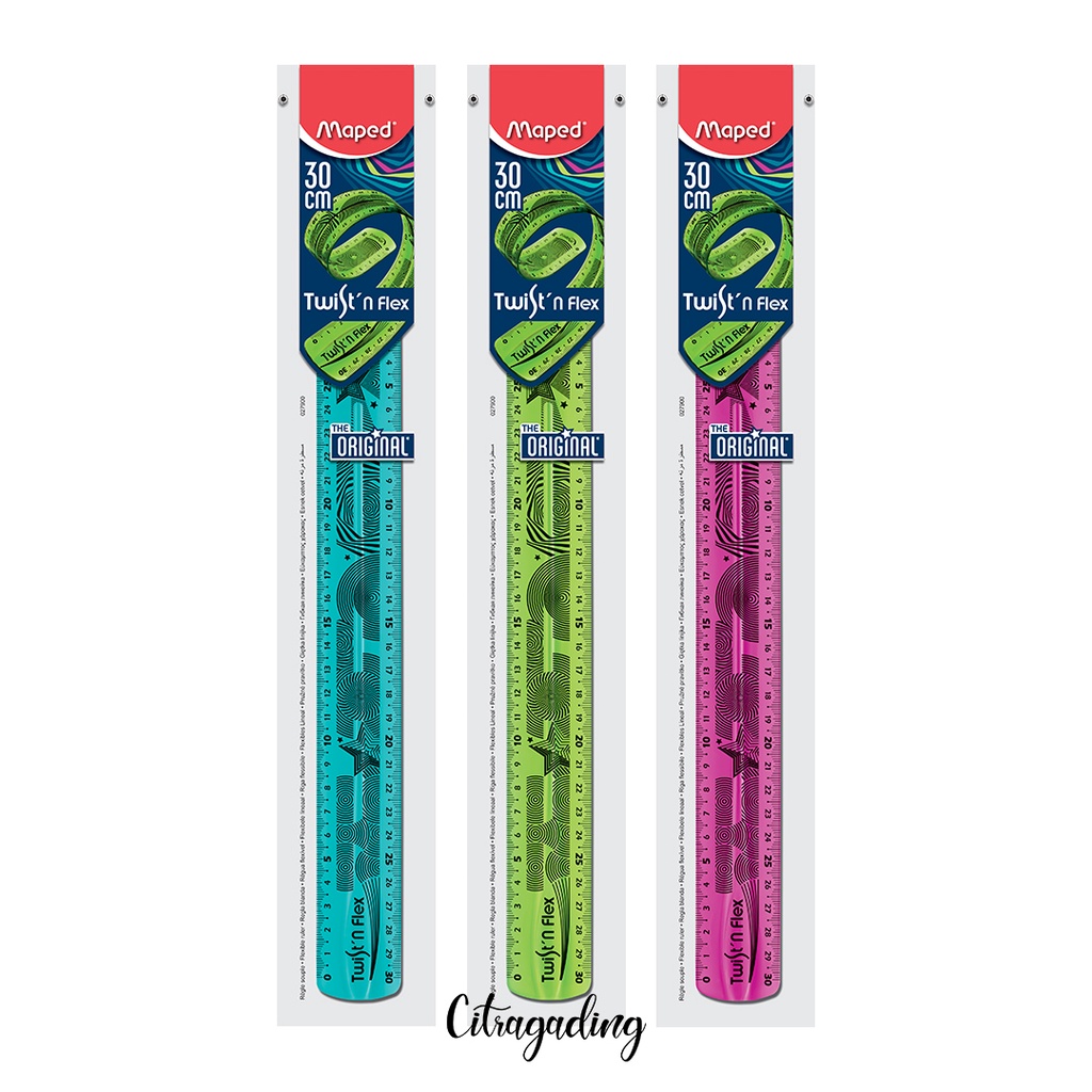 

PENGGARIS MAPED 30CM RULER TWIST FLEX LENTUR MISTAR RULER SEKOLAH DRAFTING GARISAN GROSIR LUSIN MURAH ECER