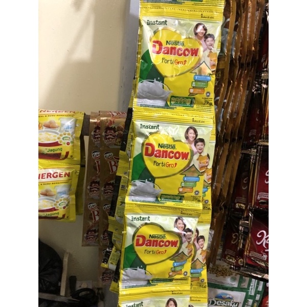 

susu dancow putih sachet 10 pcs