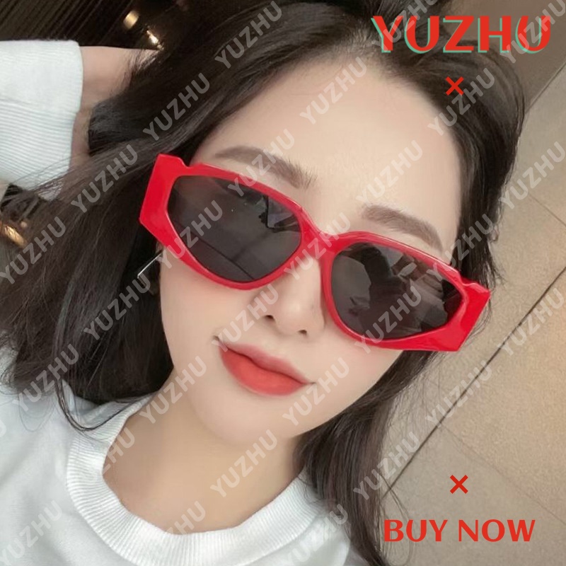 (YUZHU) COD 2021 Baru Kedatangan Kacamata Gaya Retro Untuk Wanita Cat Eye Kacamata Vintage