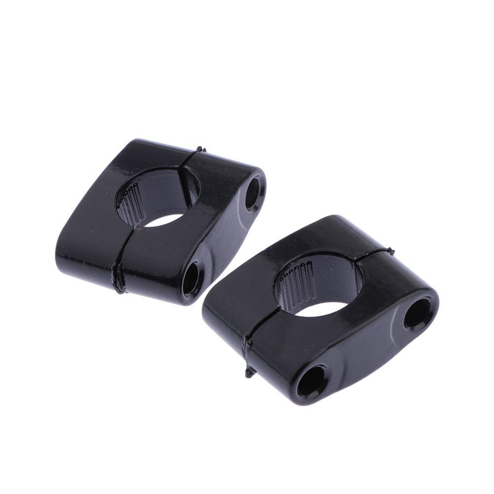 Lanfy Riser Mount Clamp ATV Stang Quad Sepeda Balap Aksesoris Aluminium Alloy Hitam Diameter 22 mm Klem Stang Motor