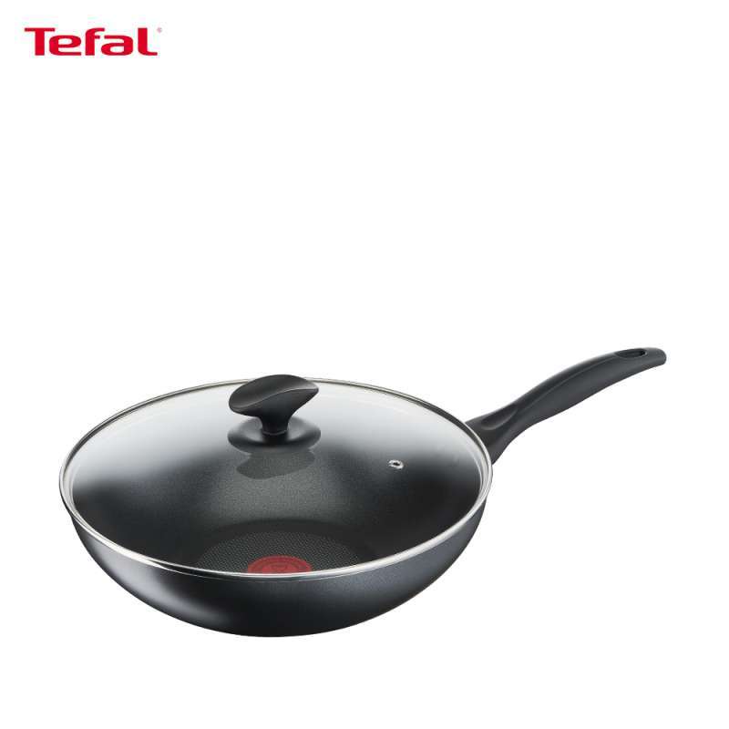Tefal Cook & Clean Wokpan 28cm + Lid Wajan Anti Lengket