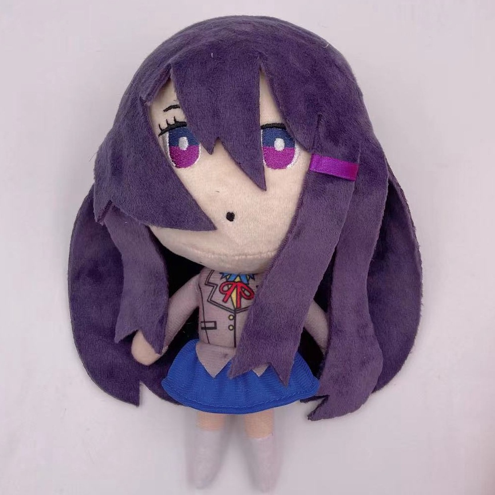 Mainan Boneka Stuffed Plush Stuff DDLC Monika Natsuki Sayori Yuri 20cm Untuk Anak Perempuan