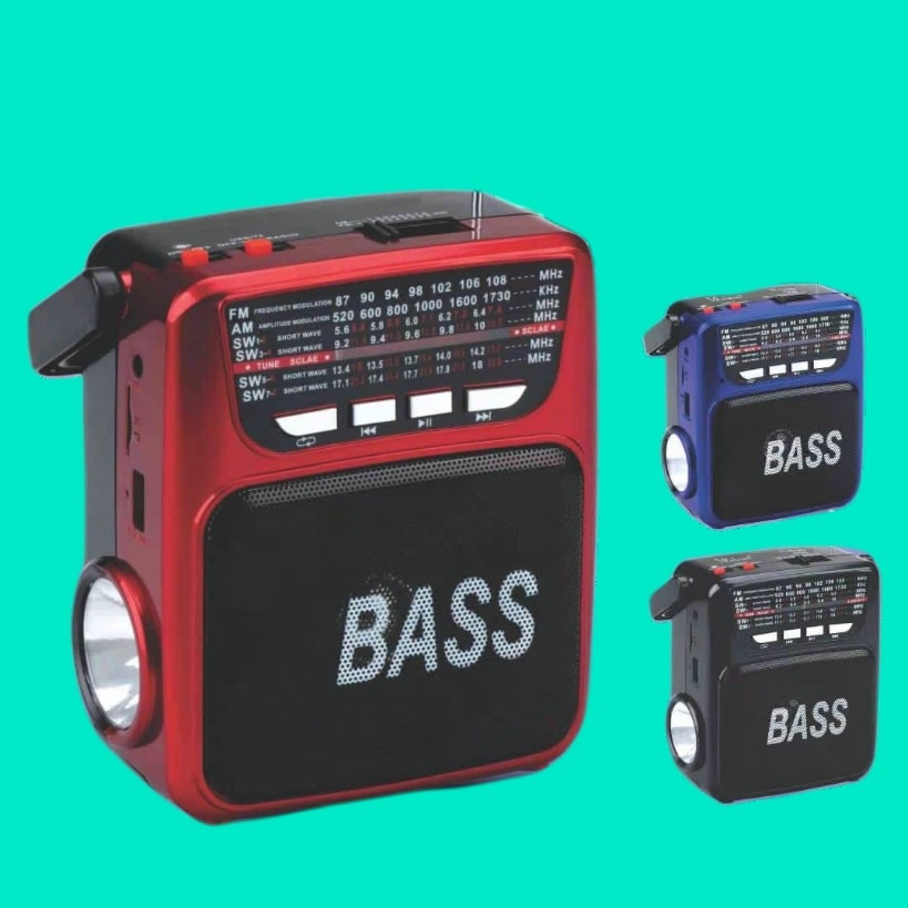 Speaker Bluetooth Radio Senter Super Bass FM/AM/SW1-8 10 BAND Radio With BT/USB/TF MP3 PLAYER Rolinson RL-4049BT / Radio Speaker Super BASS / Radio Speaker Bluetooth / Speaker Senter LED BISA BAYAR DITEMPAT