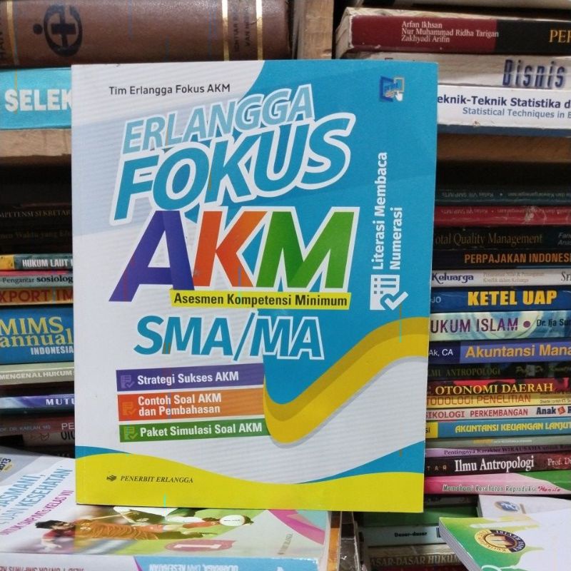 Jual Buku Fokus Akm Asesmen Kompetensi Minimum Sma Ma Erlangga Shopee