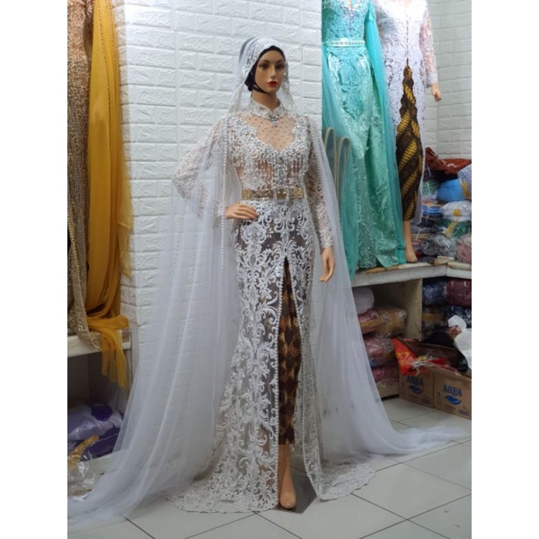 TERBARU KEBAYA AKAD  MEWAH FULL PAYET BEREKOR//KEBAYA AKAD MODREN/EBAYA PESTA BEST SELER