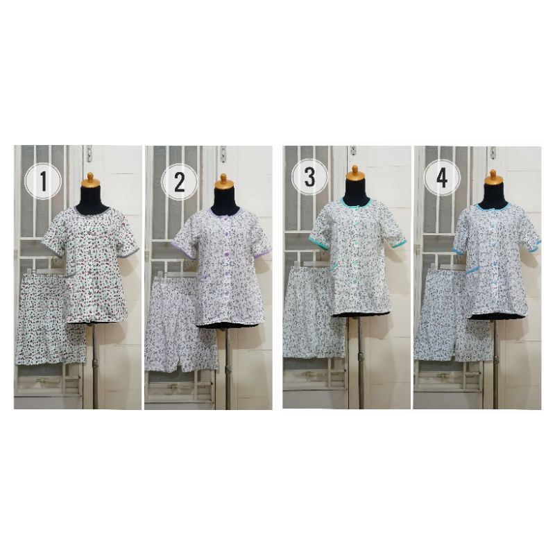 Set Babydoll  BKH 3/4 Full Kancing - LD 96