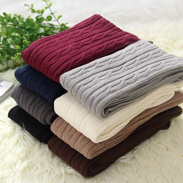 IMPORT Sock Twist Katun Kaos Kaki import Selutut Katun Twist Winter Musim Dingin