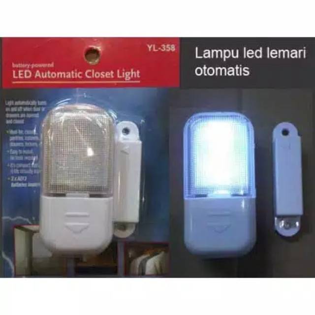Lampu Lemari Otomatis LED Automatic Closet/off sensor magnetic