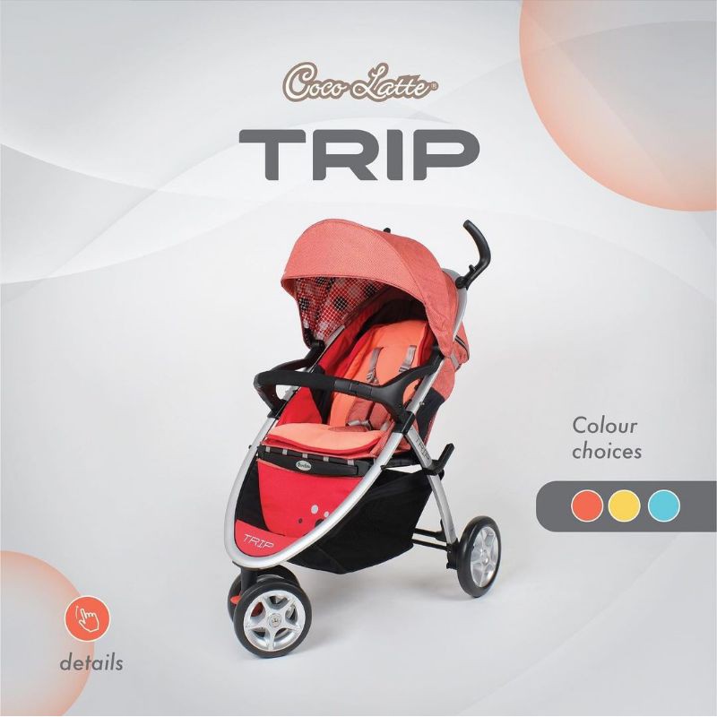 Stroller Kereta Dorong Bayi Cocolatte Trip CL 904