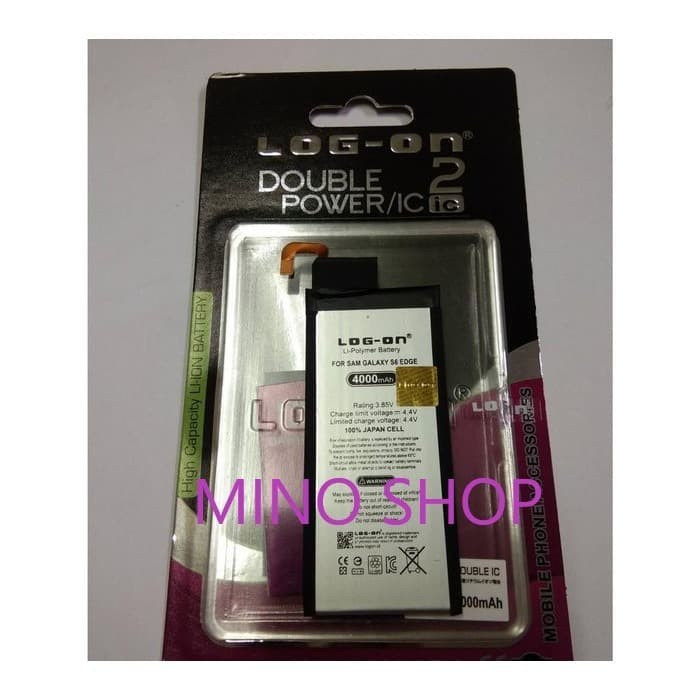 BATERAI LOGON SAMSUNG S6 EDGE DOUBLE POWER BATRE | Shopee Indonesia