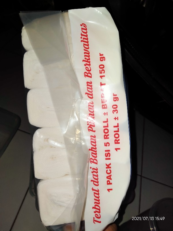 Tissue Toilet Roll Non Core Royal Isi 5 Roll / Tissue Kebersihan