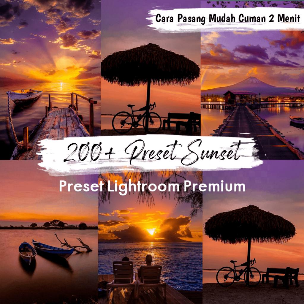 PRESET LIGTHROOM PREMIUM SATUAN EFEK BUAT SUNSET ( iOS &amp; ANDROID ) - BEST SELLER