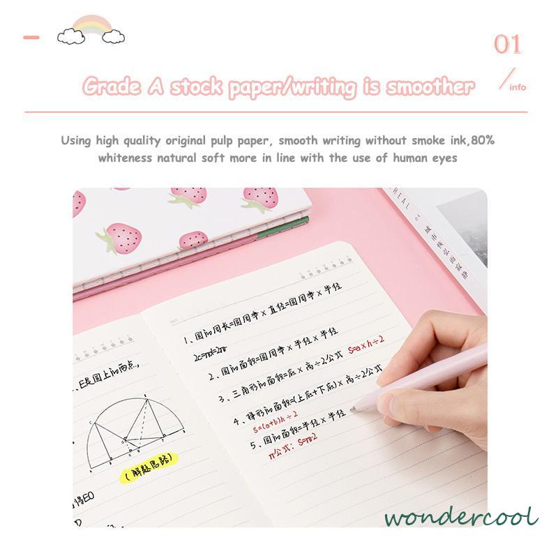 Kreatif A5 Notebook Lucu Alat Tulis Siswa Kantor Notepad-Won