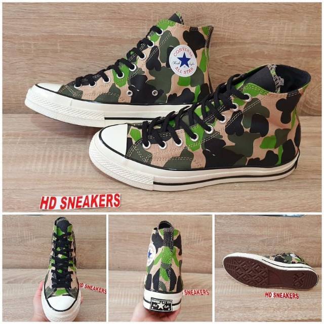 Sepatu Converse CT ALL STAR 70S ARMY FULL PRINT PREMIUM IMPORT