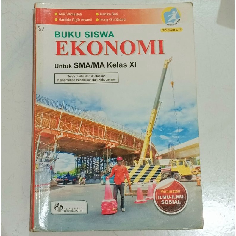 Buku Pelajaran Ekonomi Peminatan Ilmu-ilmu Sosial Kelas SMA 2 Cempaka Putih Kurikulum 2013 Termurah