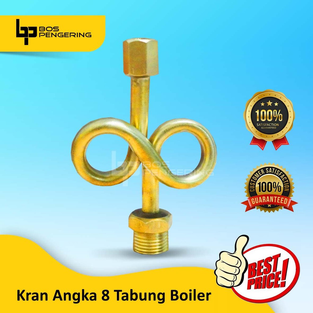 Keran Angka 8 / Pipa angka 8 Boiler / Pipa Tabung Boiler Setrika uap