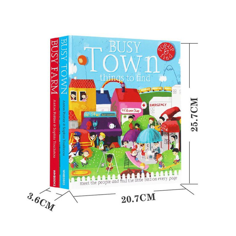 BIANCA - Buku Cerita Anak Pop Up Busy Farm Busy Town