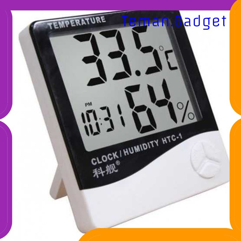 TG-DE357 TAFFWARE DIGITAL TEMPERATURE HUMIDITY METER + CLOCK CALENDER - HTC-1