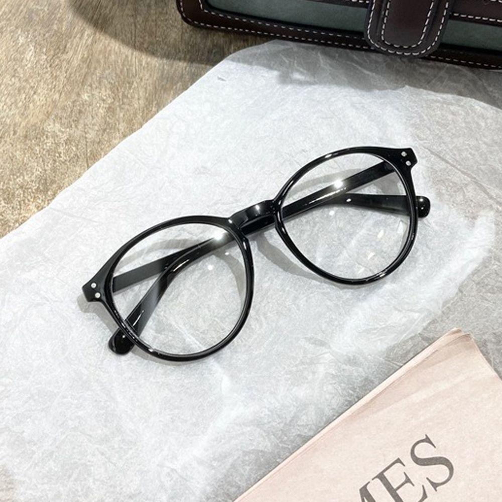 Mxbeauty Kacamata Frame Bulat Korean PC Fashion Vintage Round Eyewear