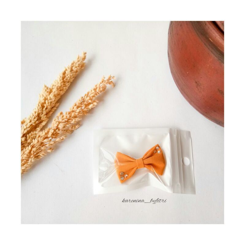 VOL. 1 Bros Pita Kristal imut mini bros dagu bros jilbab-Kuning